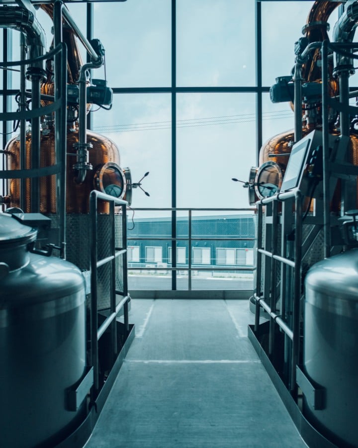 kyoto distillery pot stills